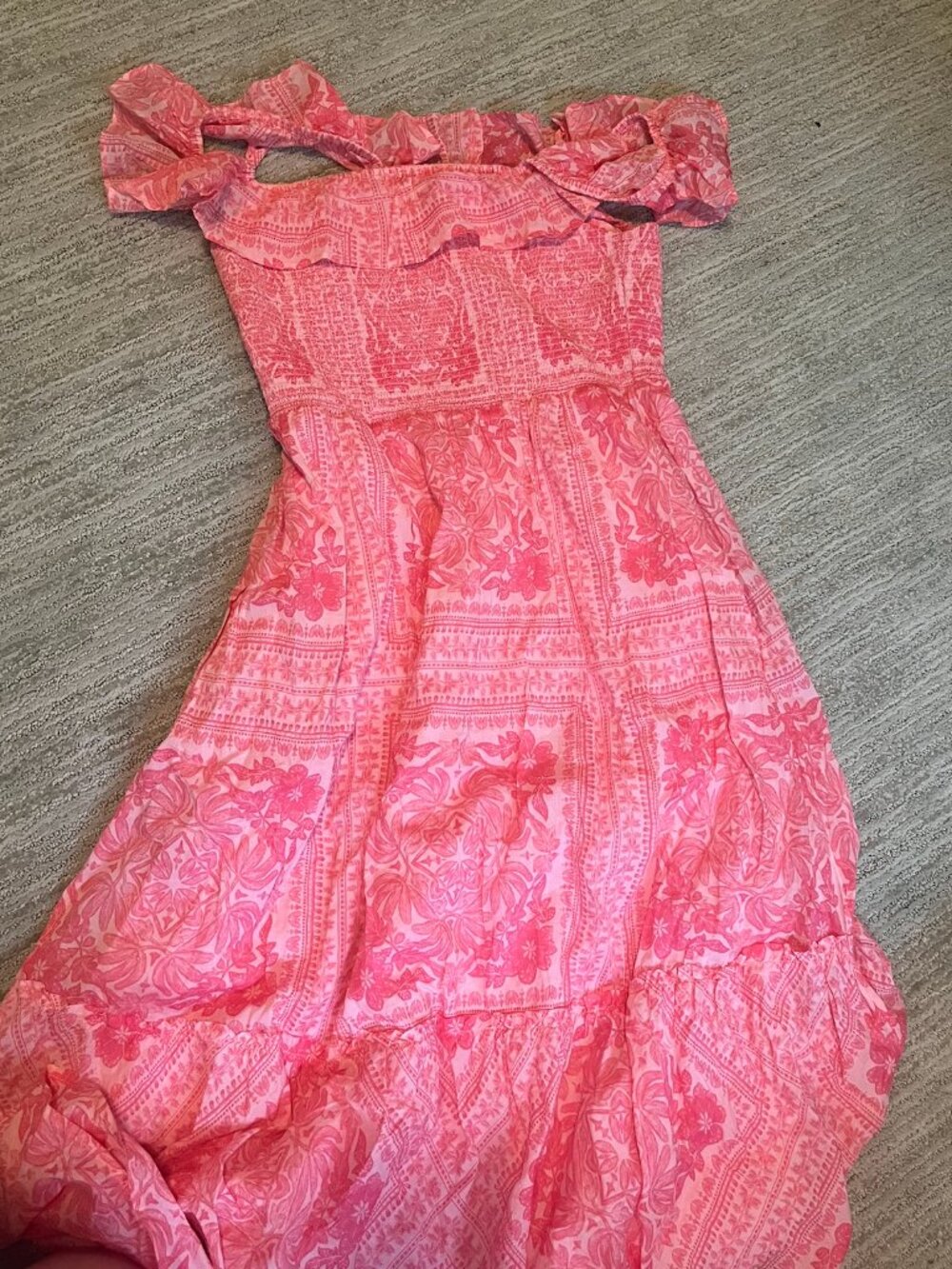 Vineyard Vines Maxi Dress S Pink floral